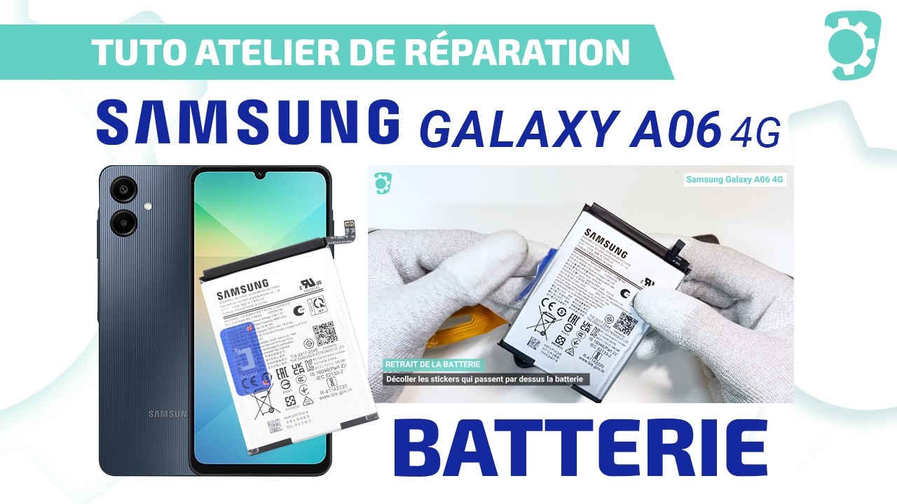 Changer la batterie du Galaxy A06 4G | Brico-phone