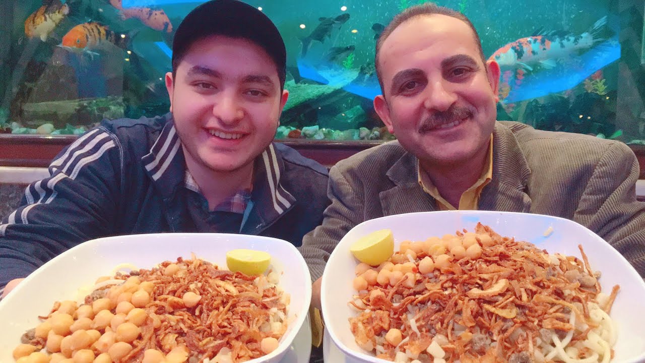 تحدى أكل طبقين كشرى من أبو طارق ضد قناة عائلة نونى الجواد  !