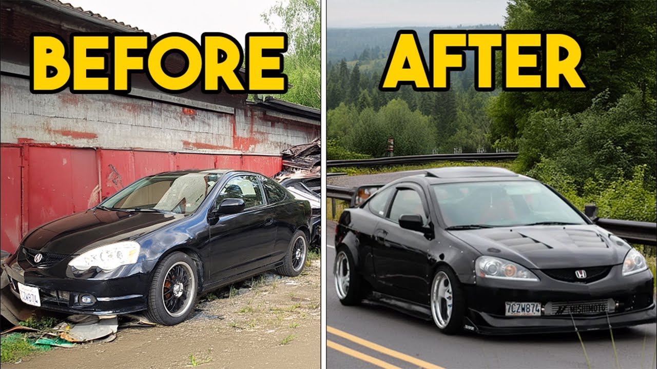 Building An RSX Type S In 20 Minutes! (Boosted and Widebody)