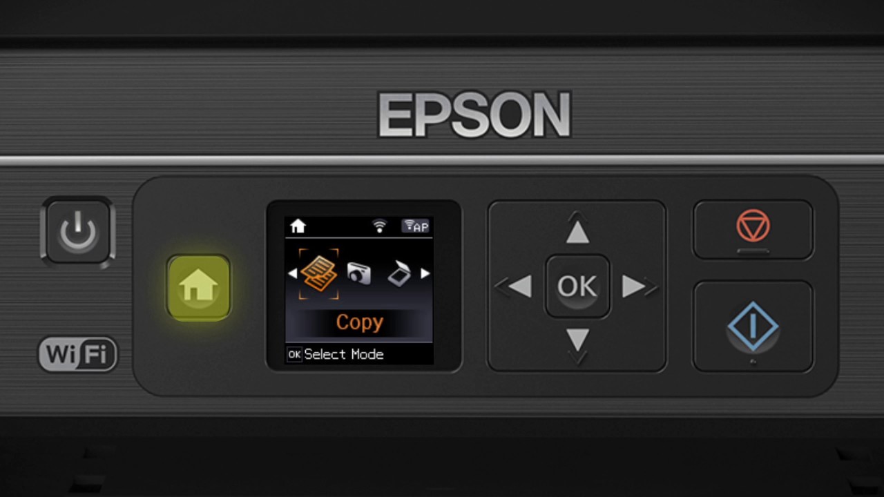 Epson Expression Home XP-330 | Wireless Setup Using the Printer’s Buttons
