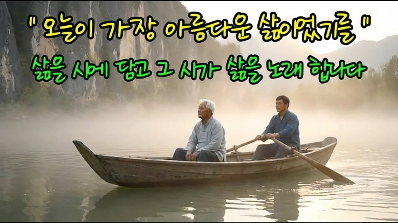 오늘이 가장 아름다운 삶 이였다면 | 시와 노래로 담은 삶의 순간