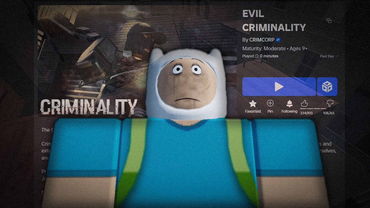 I PLAYED EVIL CRIMINALITY