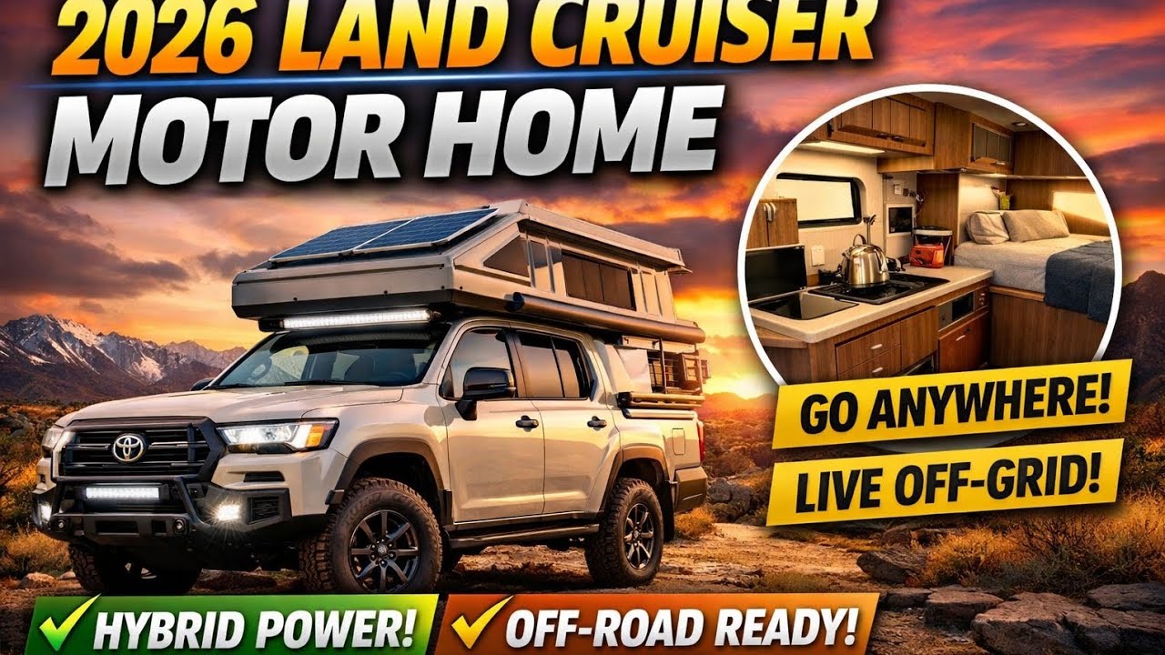 2026 Toyota Land Cruiser Motor Home Review | Price, Features, Hybrid Power & Off-Road Living