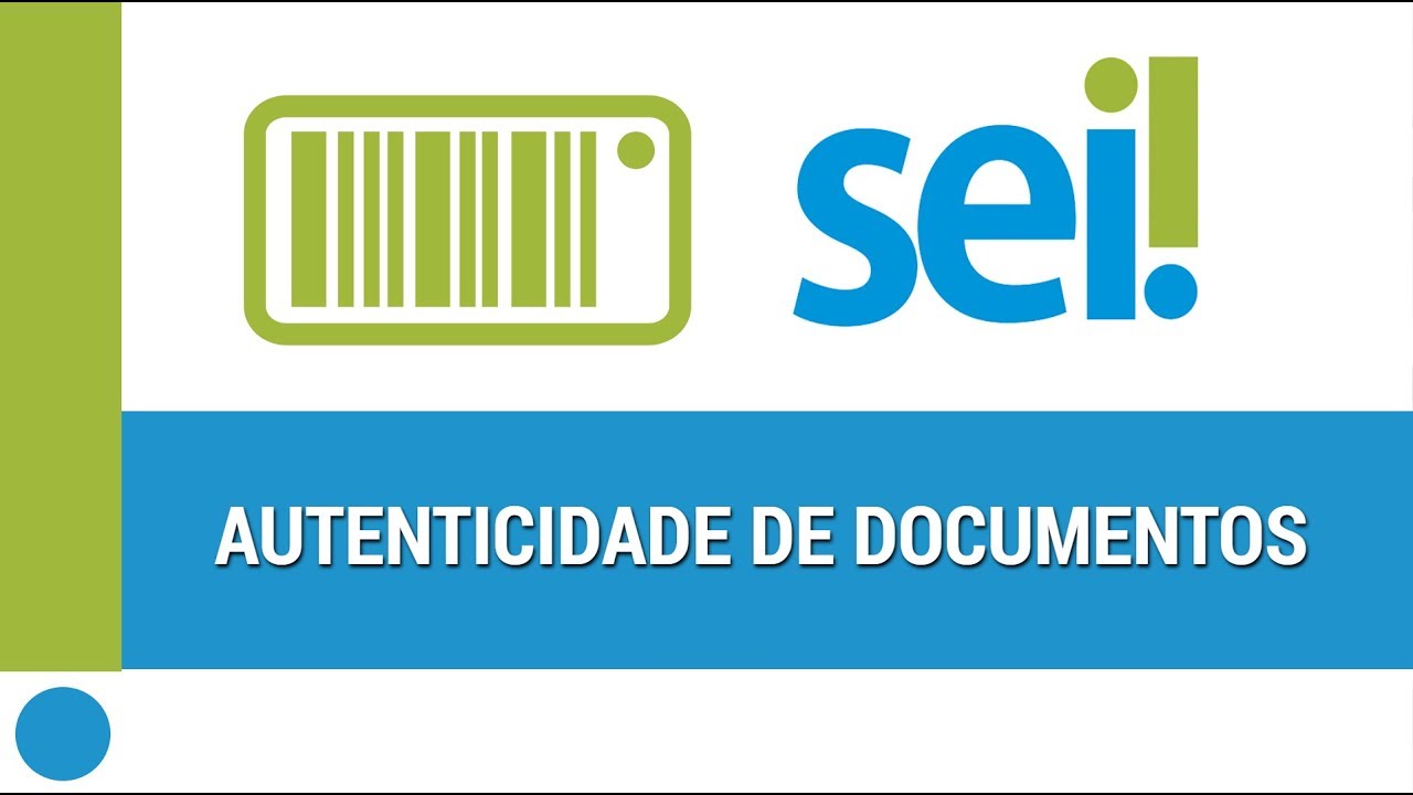 Autenticar documento no SEI
