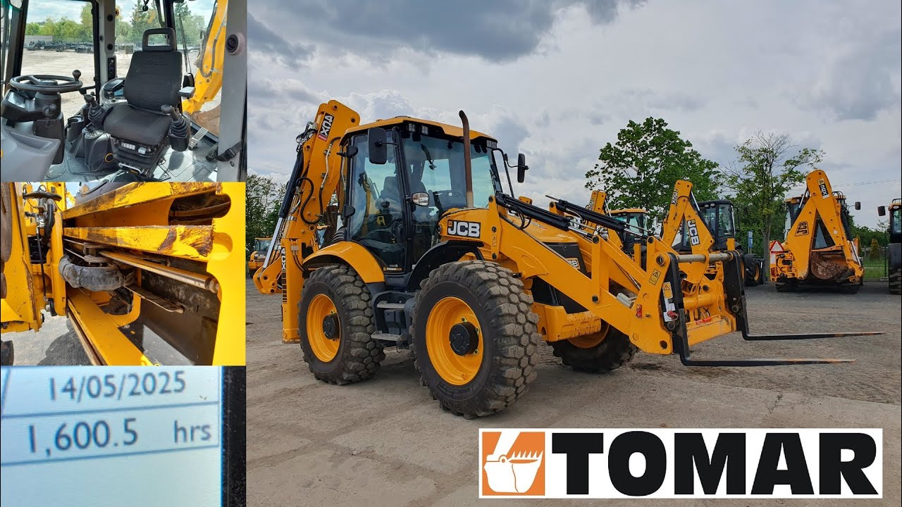 JCB 4CX 2024R 2900 DUALDRIVE tel. +48 575 316 333 backhoe loader koparko ładowarka joystick