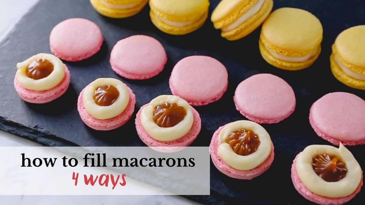 4 ways to fill macarons  - Master Your Macarons Series, Part 6