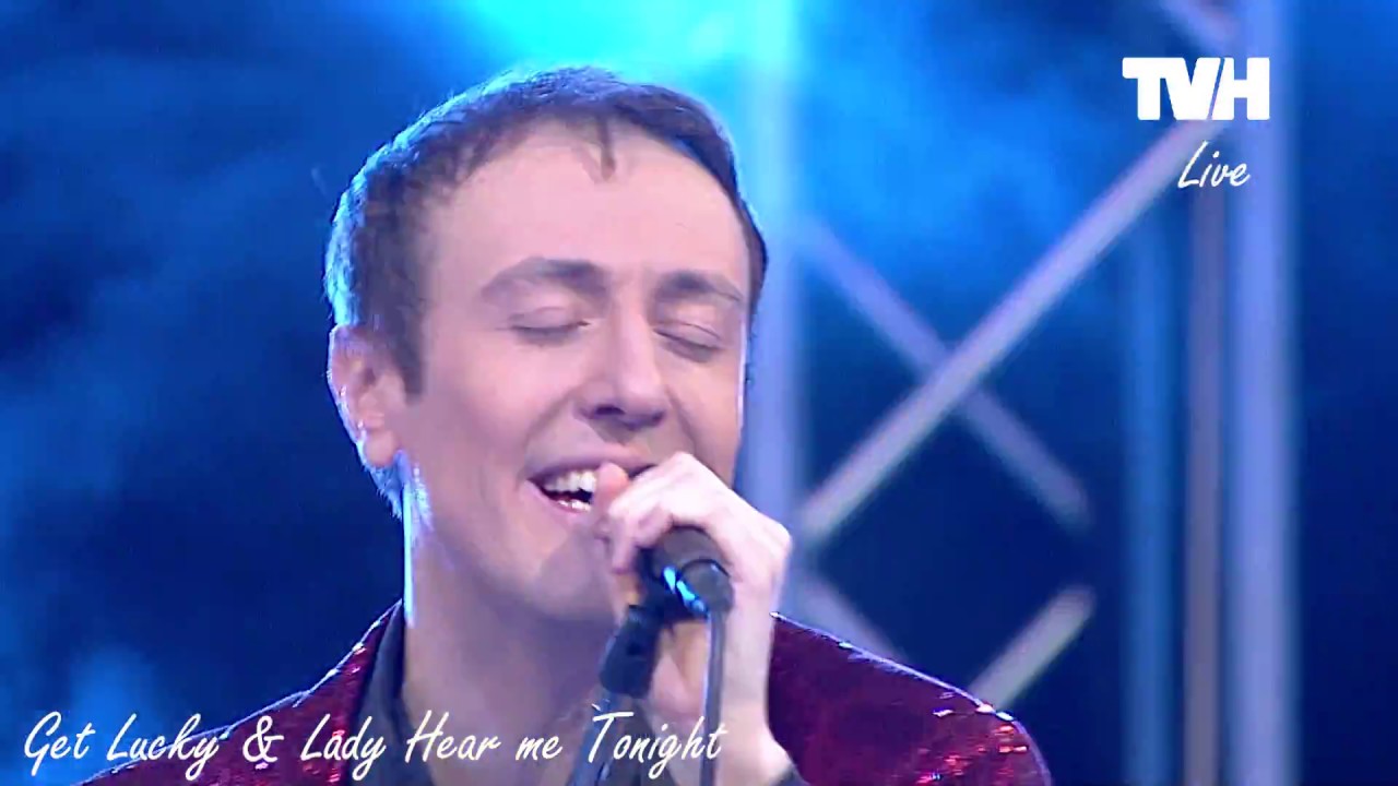 GET LUCKY & LADY HEAR ME TONIGHT - Calin Geambasu Band - LIVE at TV Show