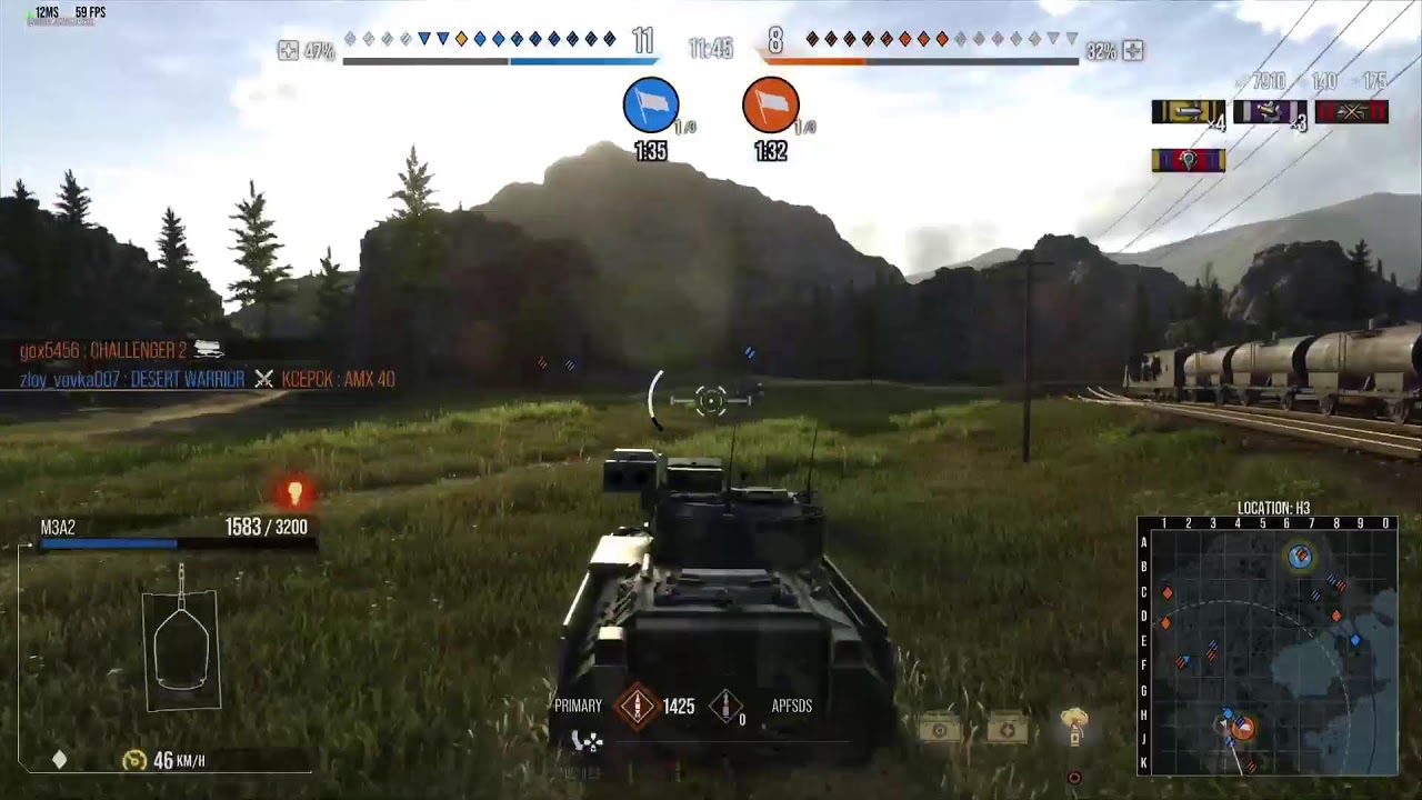 M3A2 Bradley Marks Grind- World of Tanks Modern Armour Live Gameplay