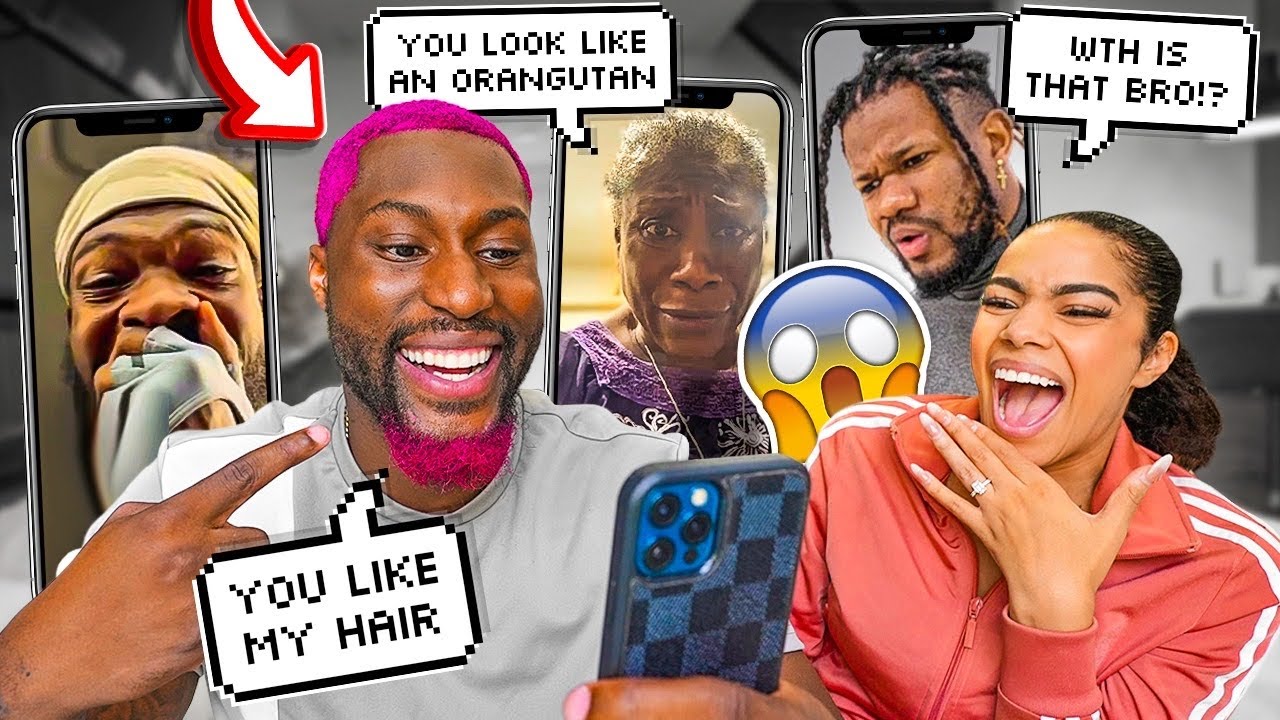 Calling My Friends & Family With PINK HAIR To See Their Reaction! *My Mom SNAPPED*