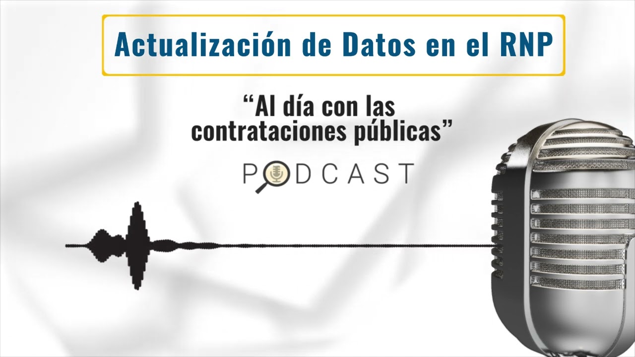 Importancia de actualizar datos en el RNP