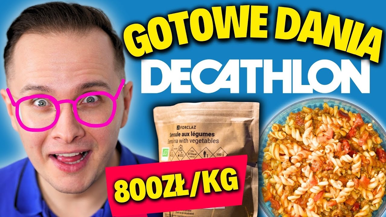 NAJDROŻSZE GOTOWE DANIA W POLSCE Z DECATHLONU - CZY WARTO TO KUPOWAĆ?!