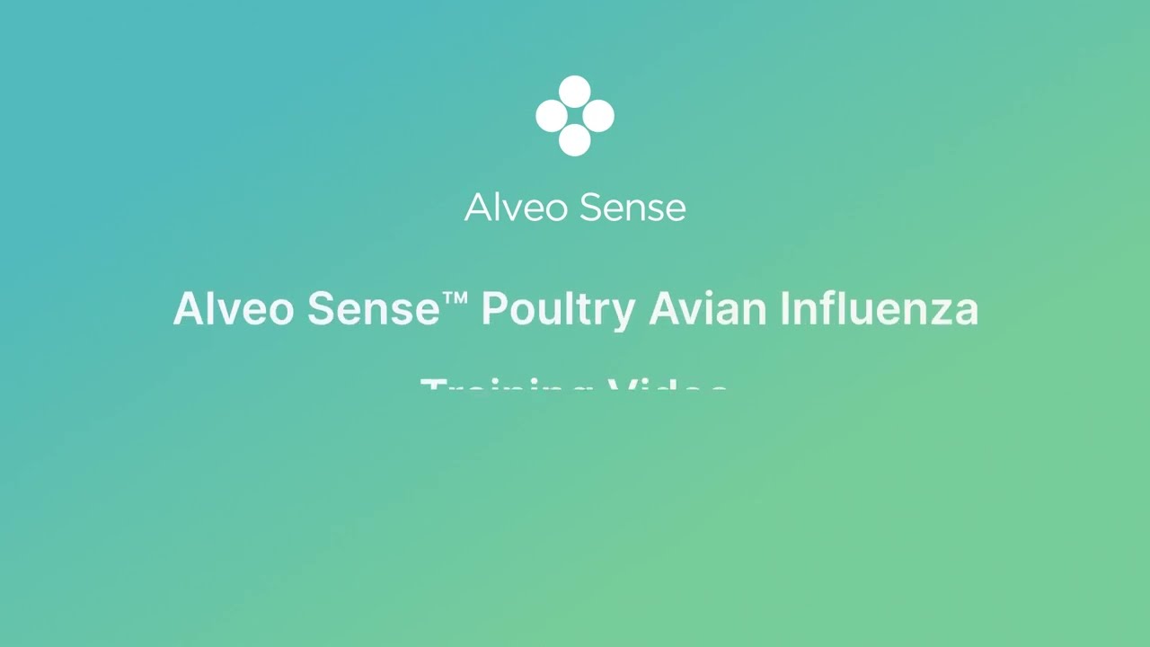 Alveo Sense Poultry Avian Influenza Test Training Video