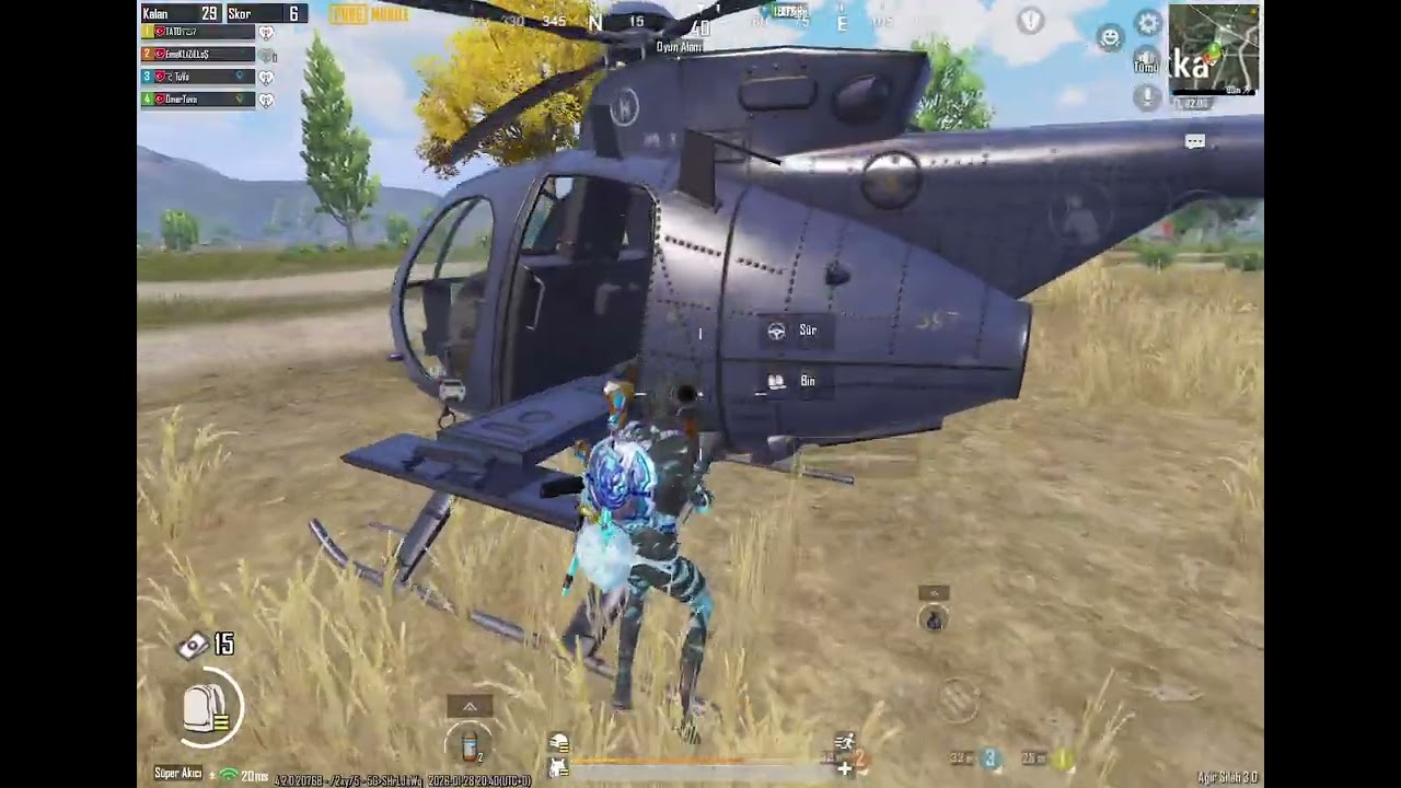 GELDİKLERİ GİBİ GİTTİLER PUBG MOBİLE AĞIR SİLAH MODU 