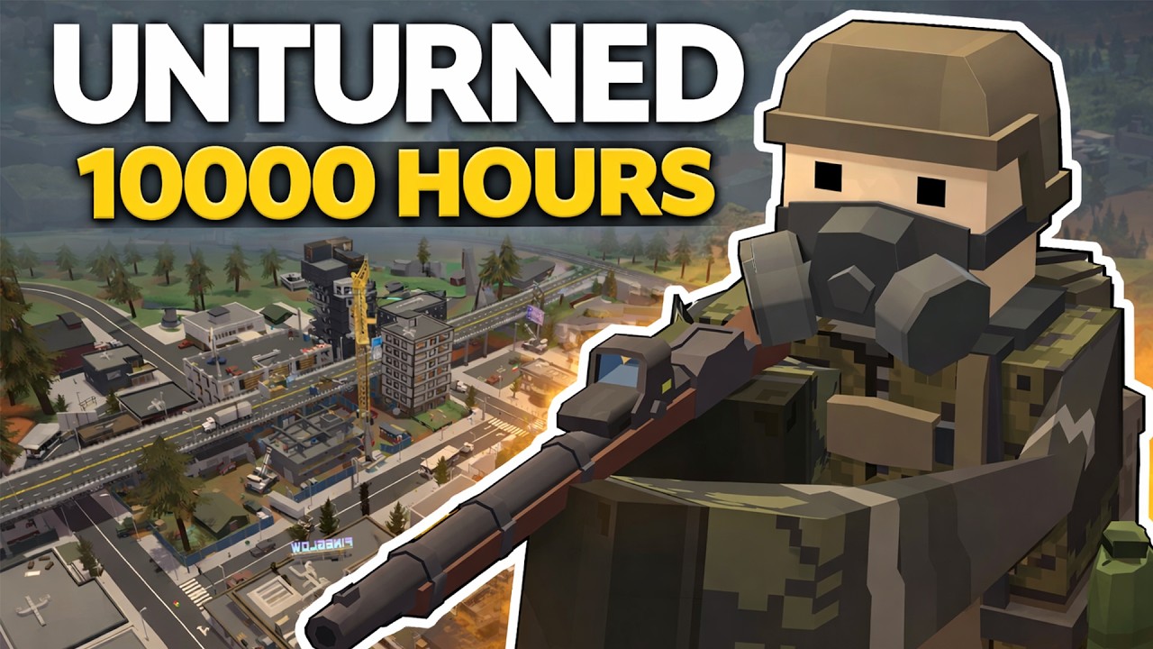 Как игрок, потратив 10 000 часов на одиночную игру, доминирует в Unturned