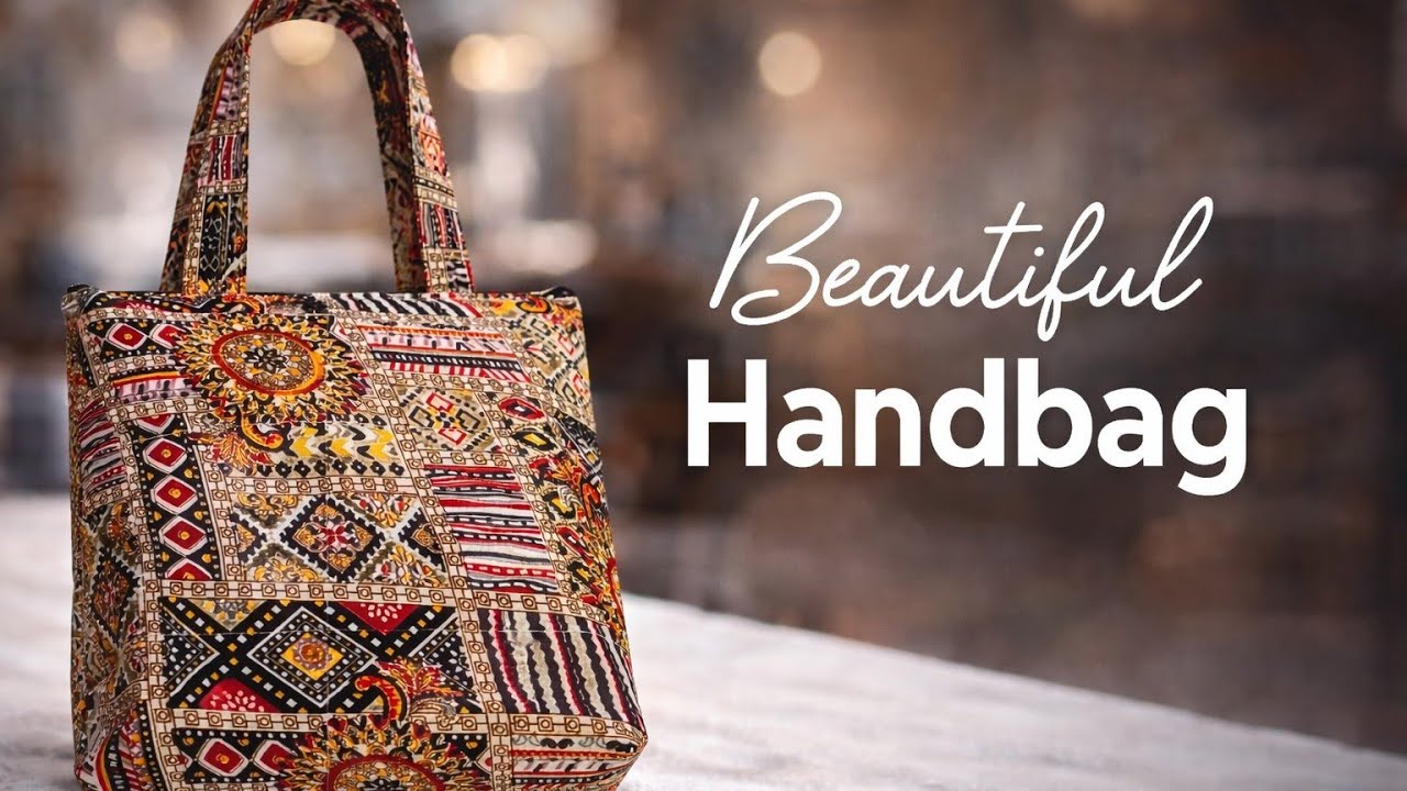 How to Sew a Beautiful Handbag | Easy Pattern for BeginnersThe 