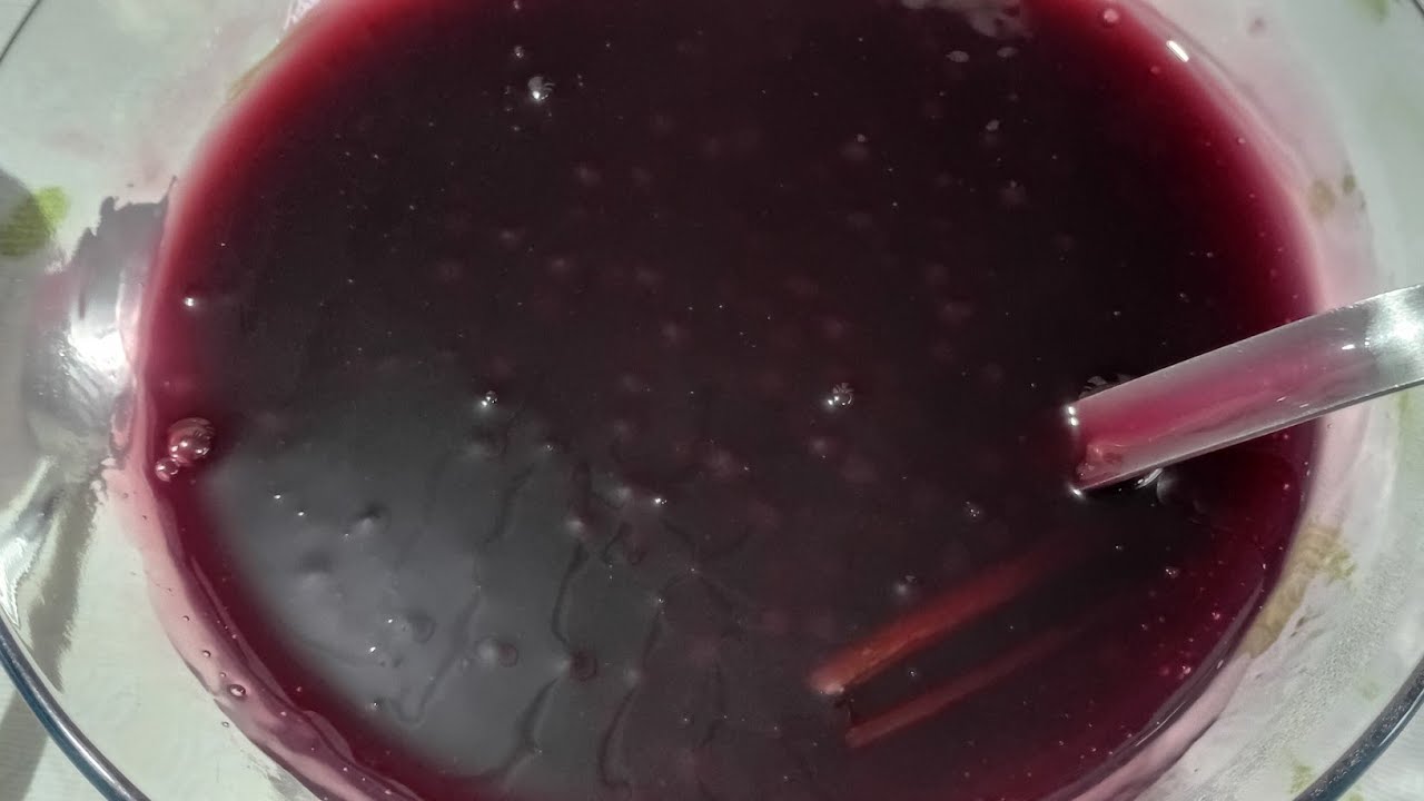 Como faço sagú com suco de uva tinto.Hum delicioso 😋. 