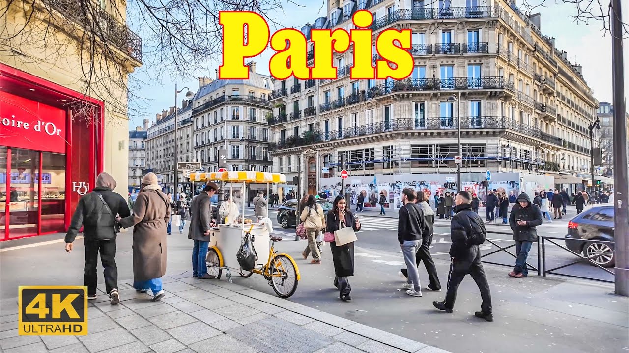 Paris, France 🇫🇷 - Paris 4K HDR Walking Tour - March 2025 | Paris 4K | A Walk In Paris