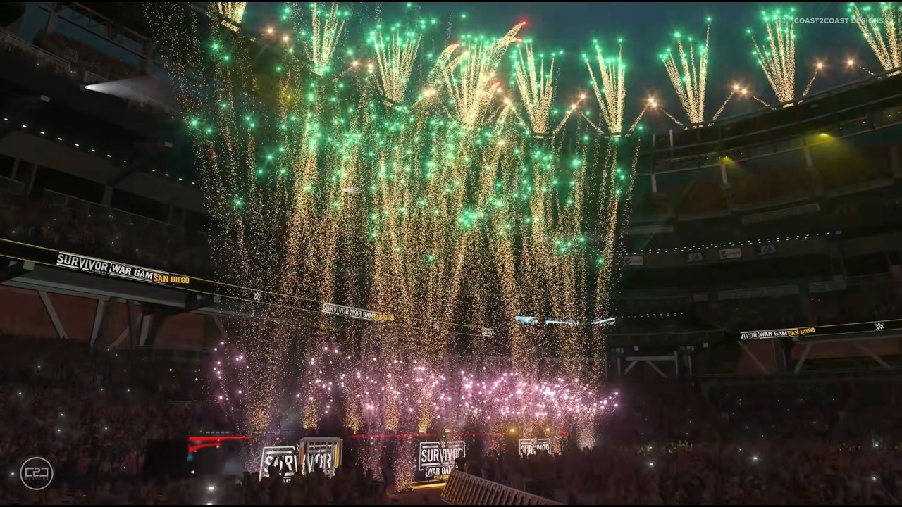 WWE Survivor Series War Games 2025: Stage Reveal & Opening Pyro! (Custom Animation)