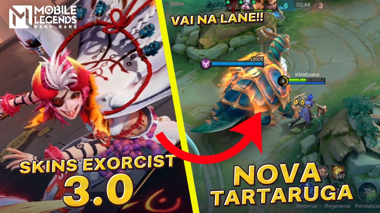 Nova Atualização 2.1.60 | Servidor Avançado | 2 Novas Tartarugas , Novo Lobby, Skin Exorcistas 3.0