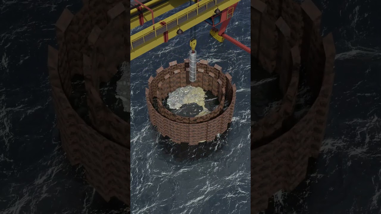 How Underwater Construction Takes Place?  #facts#3danimation #3d