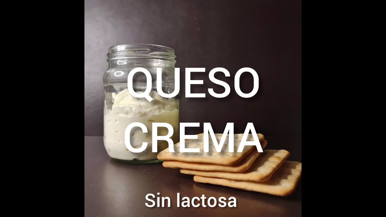 Queso Crema SIN lactosa!! Receta facil solo 3 ingredientes