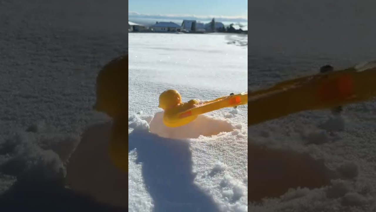 This little guy turned out so perfect 😭❤️ #satisfying #snow