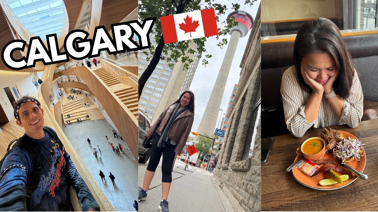 FIRST TIME in CALGARY ALBERTA - Filipinos Travel Canada (Drumheller)