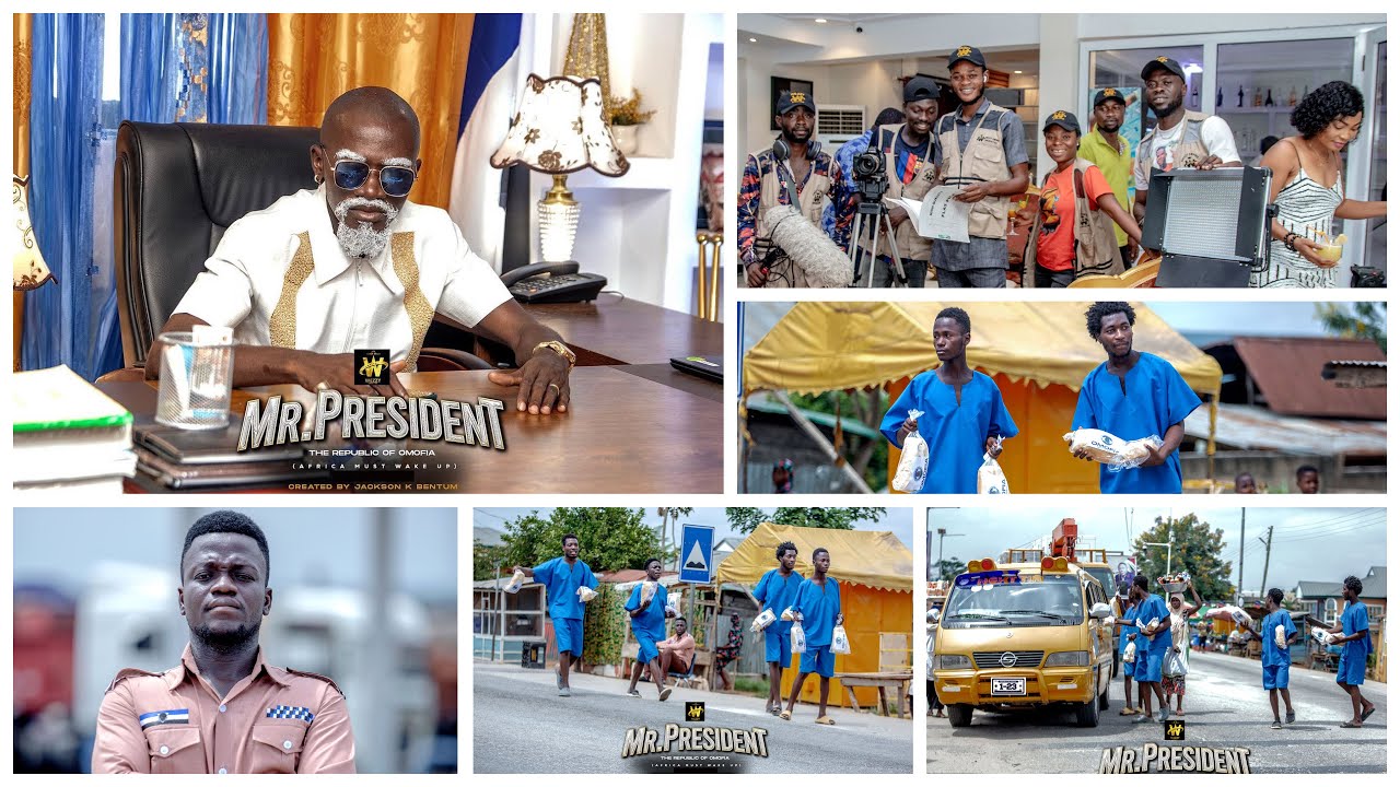 Kwadwo Nkansah Lilwin featured Prison inmates in upcoming Movie | Mr President BTS | shooting Day 27