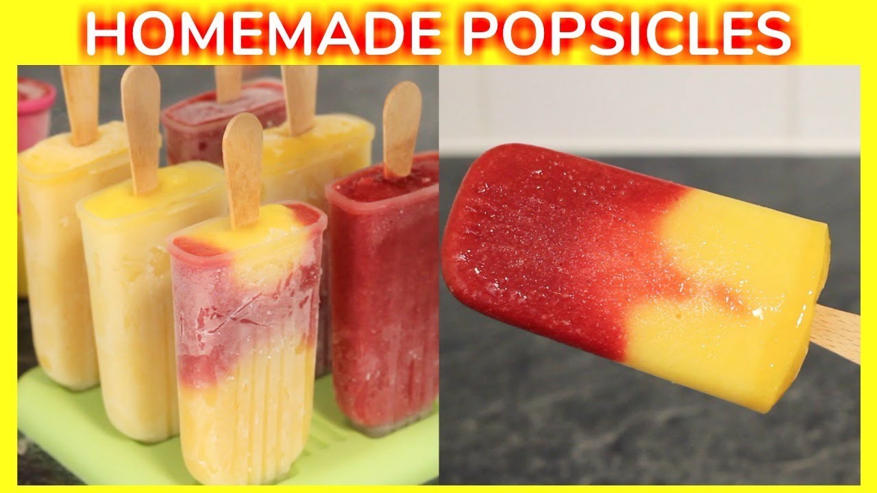 How to Make Fruit Popsicles | Homemade Popsicles | Easy Fruit Popsicles Recipe