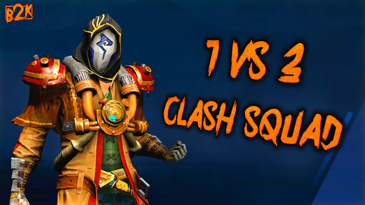 [B2K] SOLO VS TRIO CLASH SQUAD 7 - 0 | HIGHT SKILL LEVEL