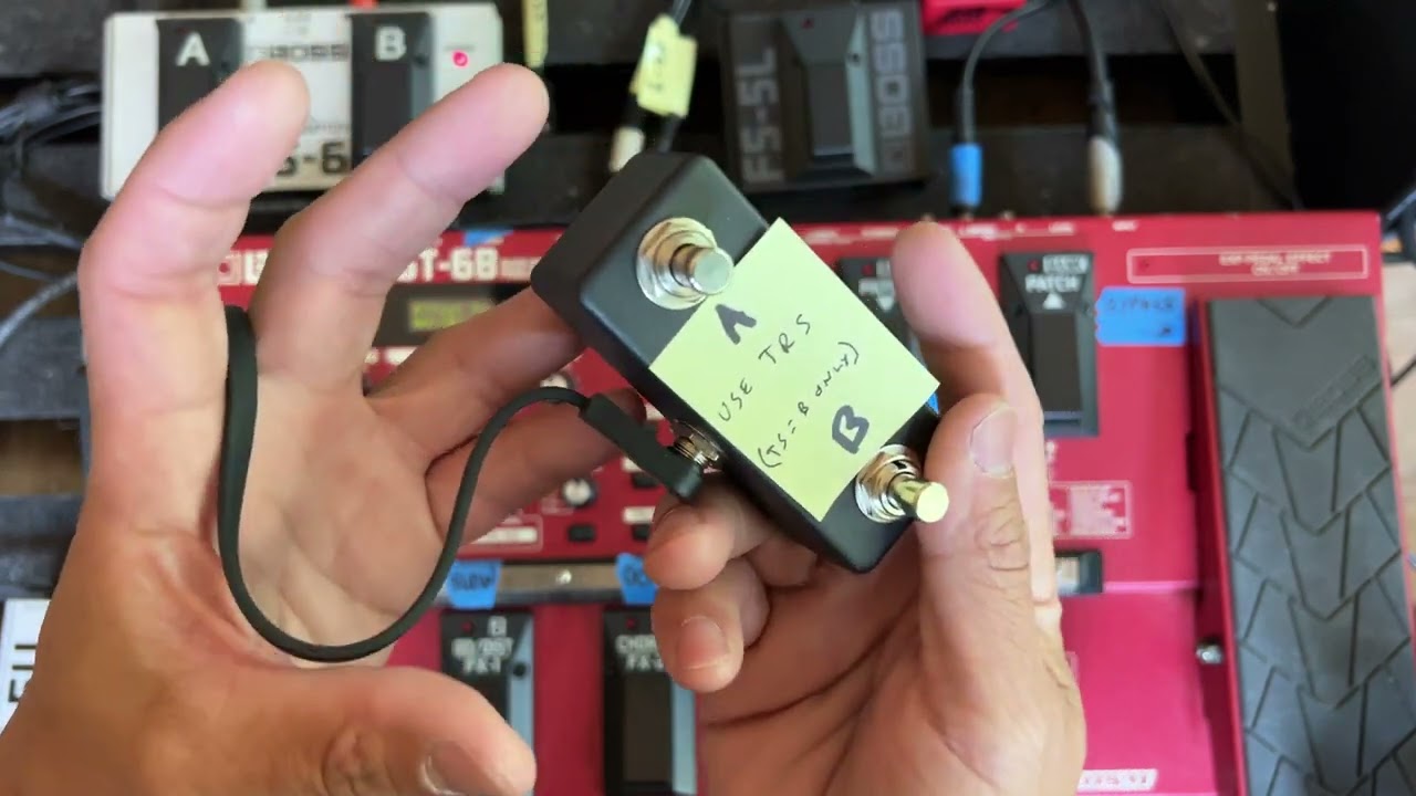 Boss GT-6B: Access more effects with External Footswitches (Boss FS-5L, FS-5U, FS-6, FS-7, & others)