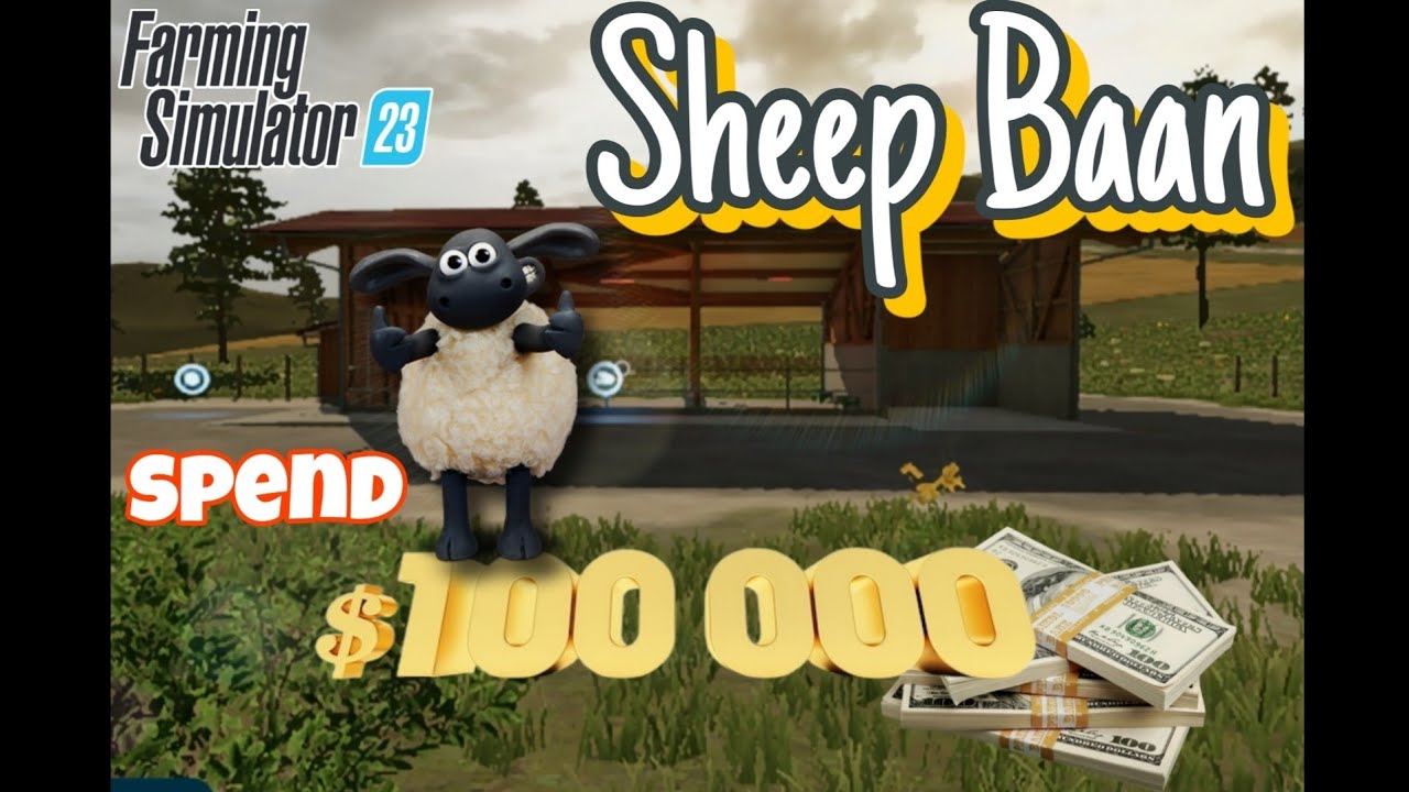 BUY A NEW SHEEP BAAN SPEND 100000$ ||PART-2|| #farmingsimulator23mobile GAMEPLAY