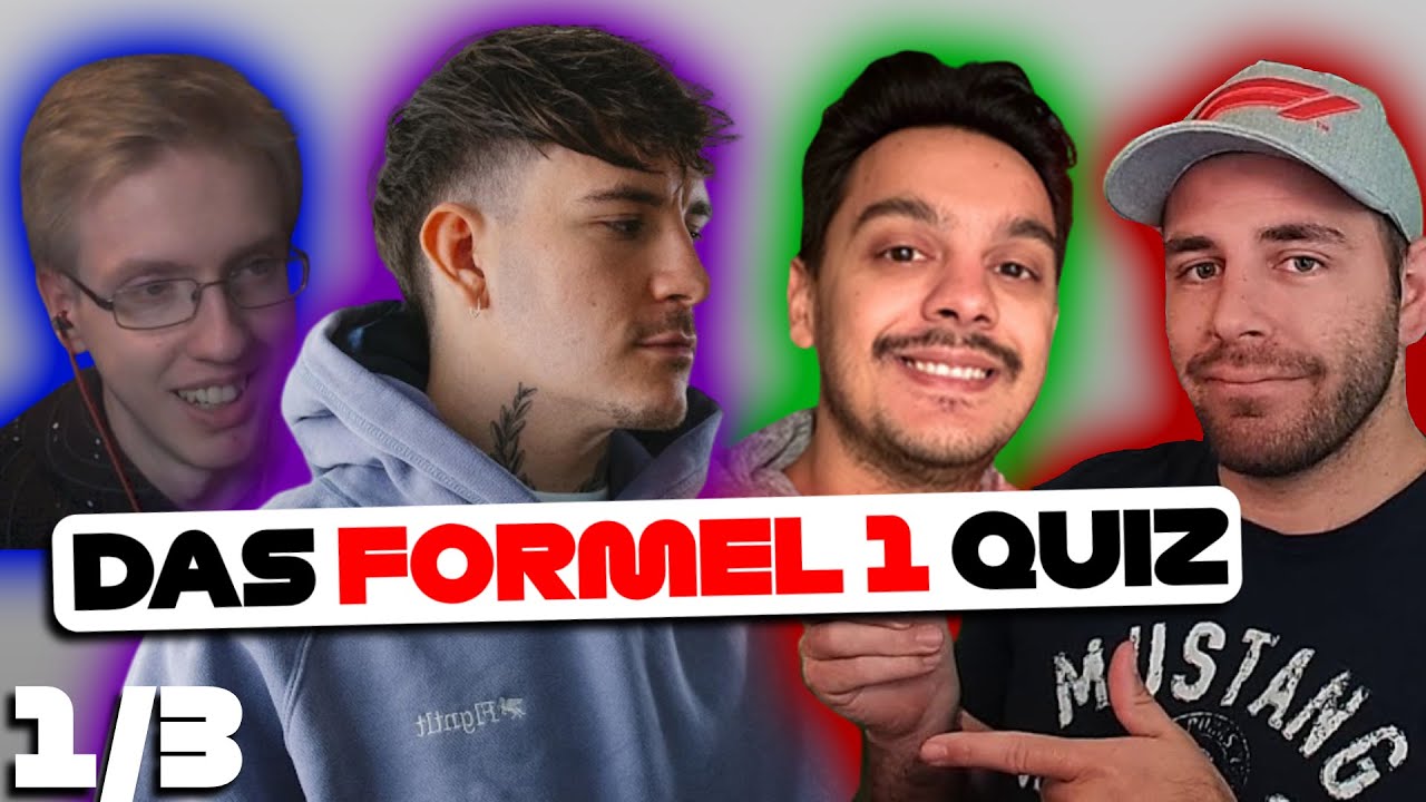 FORMEL 1 QUIZ 🔥 mit FormulaOneBoss, MaiksF1Channel, AndiKnight, JayF1 | Quiz Grand Prix