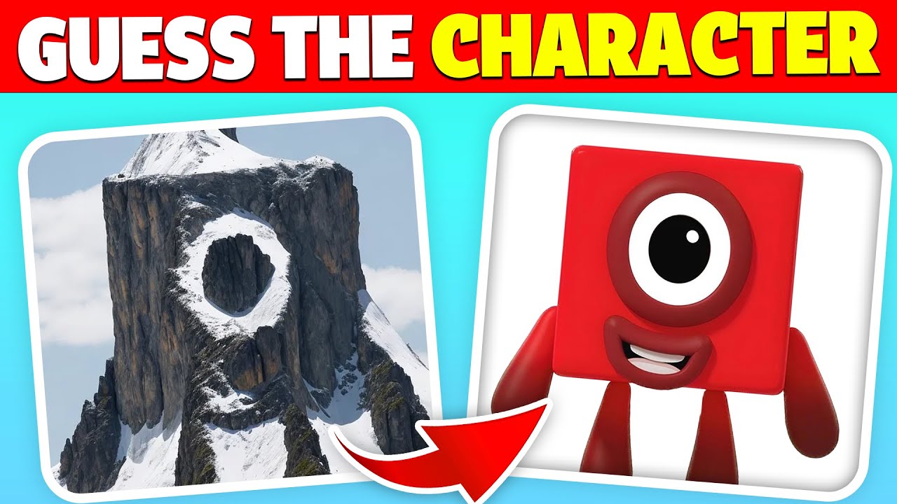 Guess the Numberblocks Characters By Illusion?! 🔢 | Squint Your Eyes | Number Blocks Fun Quiz
