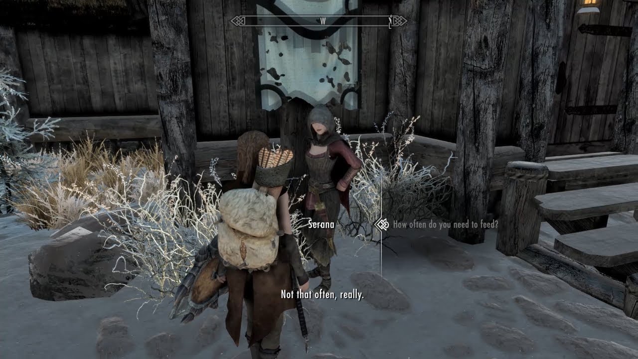 Serana, how often do you need to feed? (SDA mod) - Skyrim, The Elder Scrolls V