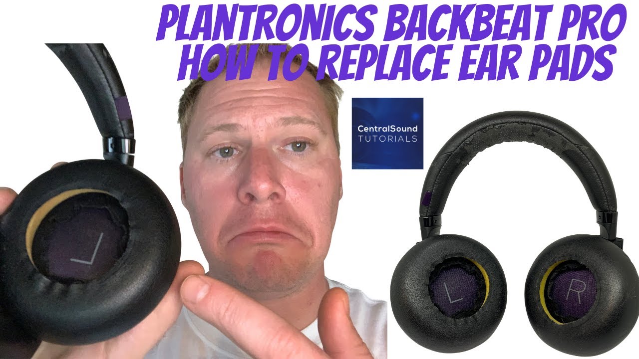 Plantronics Backbeat Pro Headphones How to Replace Ear Pad Cushions
