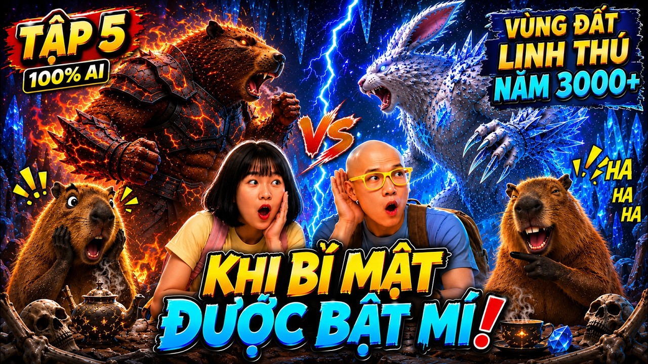 TẬP 5 : V&Ugrave;NG ĐẤT LINH TH&Uacute; : KHI B&Iacute; MẬT ĐƯỢC BẬT M&Iacute; - SERIES H&Agrave;I H&Agrave;NH ĐỘNG HƯ CẤU #capybara