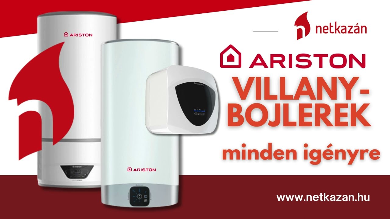 Ariston bojlerek &eacute;s v&iacute;zmeleg&iacute;tők a Netkaz&aacute;n.hu k&iacute;n&aacute;lat&aacute;ban