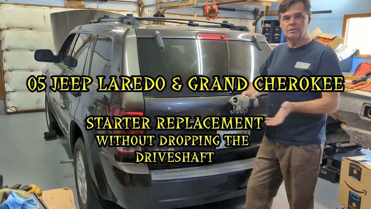 Starter Replacement 05 Jeep Laredo / Grand Cherokee 3.7L Engine