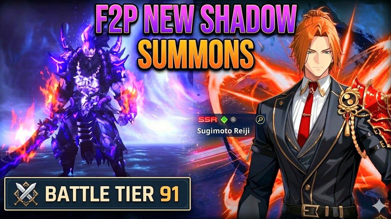 F2P NEW SHADOW GENERAL / SUGIMOTO SUMMONS !! DID I GET LUCKY 😭 - [Solo Leveling Arise]