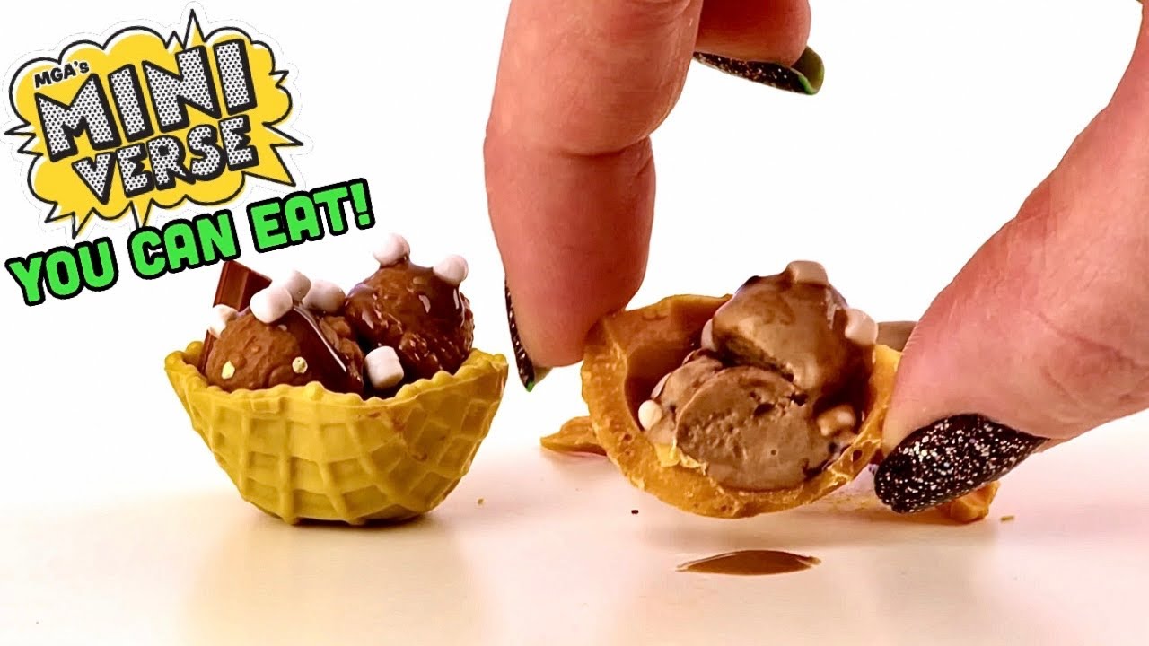 You Can Eat These Miniverse Toys?! #minibrands #miniverse