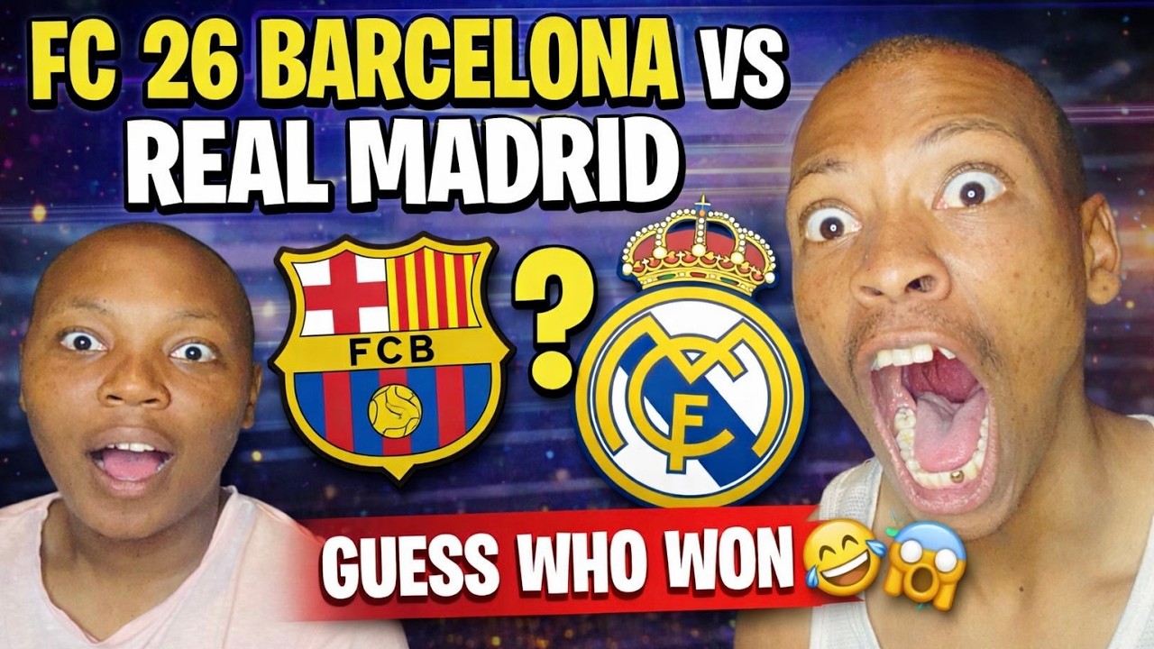 FC26 BARCELONA VS REAL MADRID😱😂