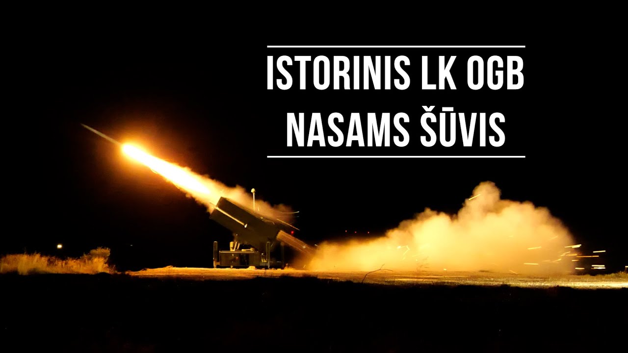 Pirmieji koviniai NASAMS &scaron;audymai