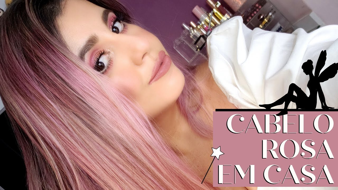 COMO PINTAR O CABELO DE ROSA | CONDICIONADOR KAMALEÃO COLOR | SALAMANDRA MEXICANA | COLORIDO QUE SAI