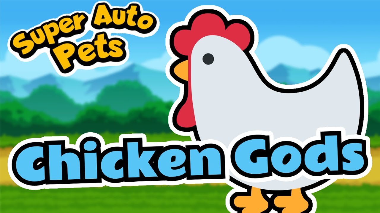 Chicken Gods has never been easier | Super Auto Pets Test Build Gameplay