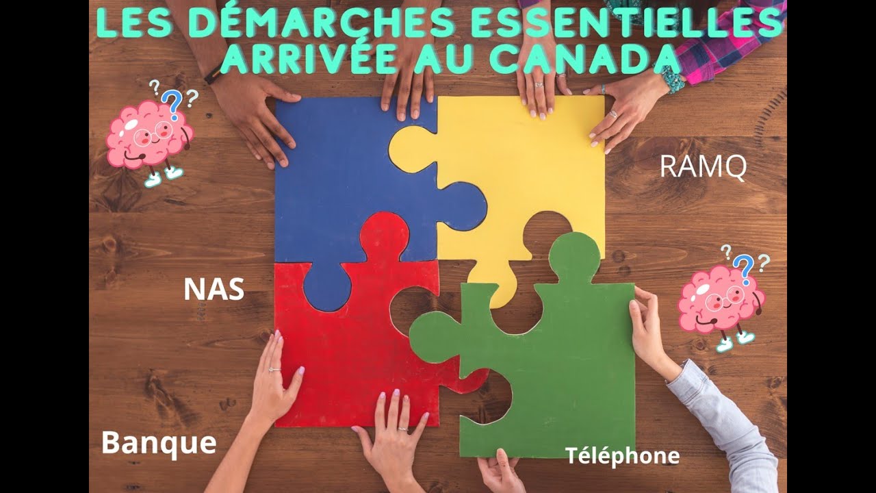 Les d&eacute;marches administratives &agrave; effectuer lors de l'arriv&eacute;e au CANADA