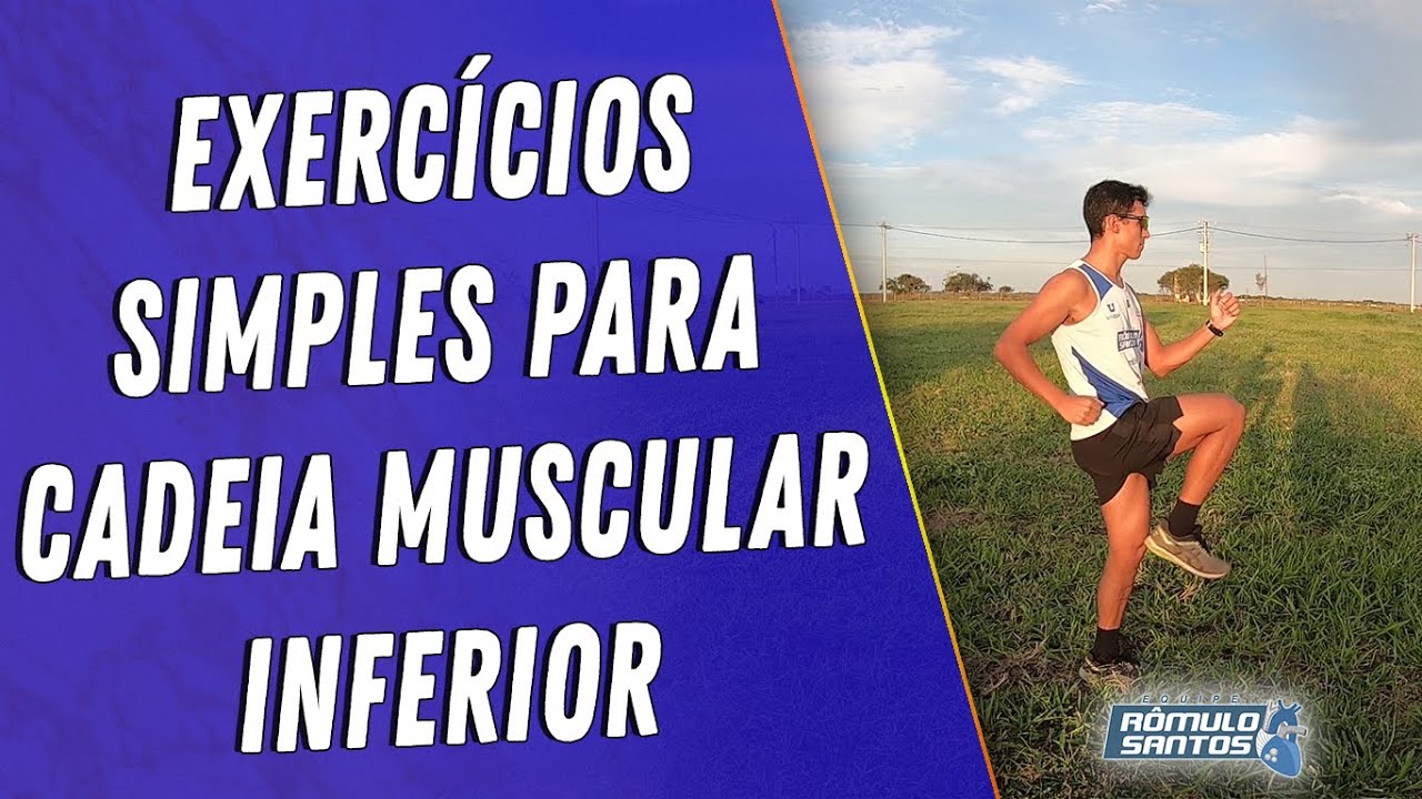 EXERCÍCIOS SIMPLES PARA CADEIA MUSCULAR INFERIOR
