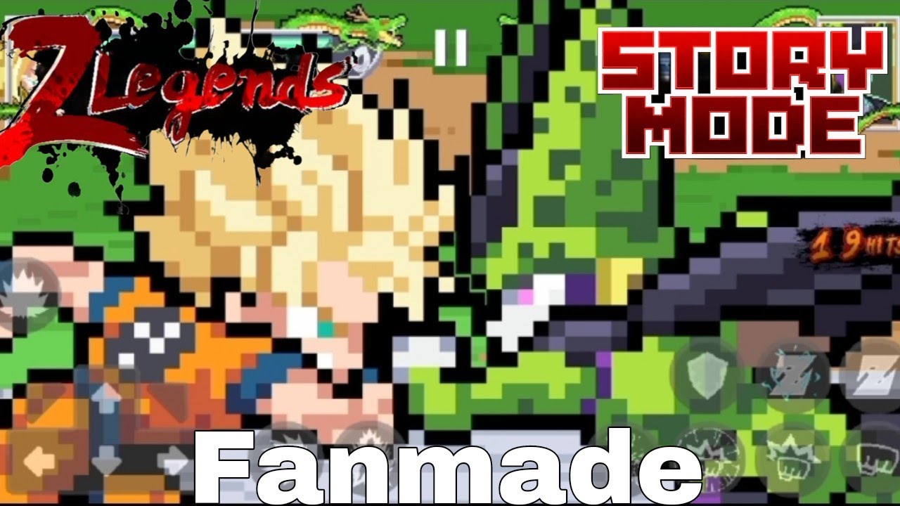 Goku vs Cell Z Legends 3 Story Mode FANMADE