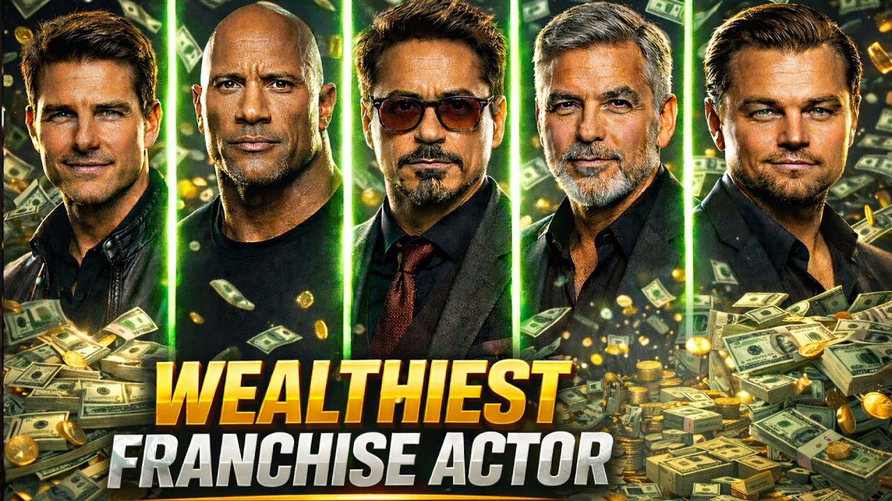 Top 20 Wealthiest Franchise Actors in the World #WealthiestActors #RichestActors
