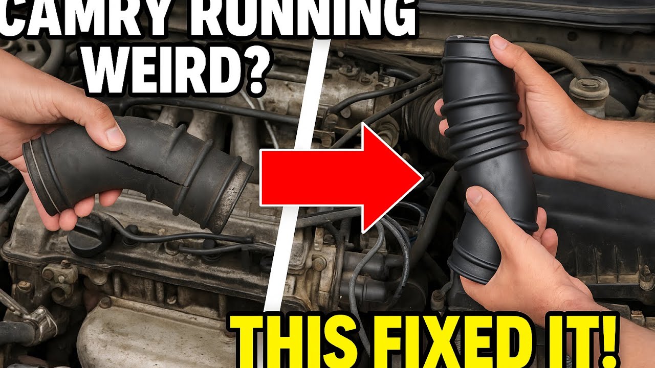 Air Intake Hose Replacement on My $600 Toyota Camry Easy Fix